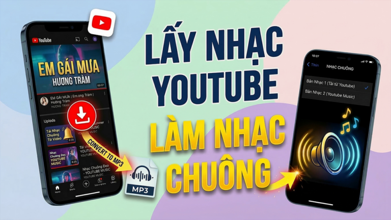 Cách biến bài hát yêu thích trên YouTube thành nhạc chuông điện thoại
